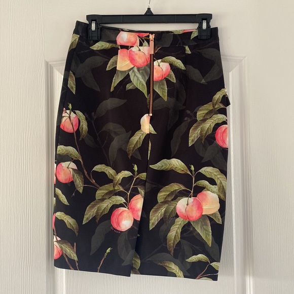 Ted Baker Peach Ruffle Skirt - Picture 2 of 7